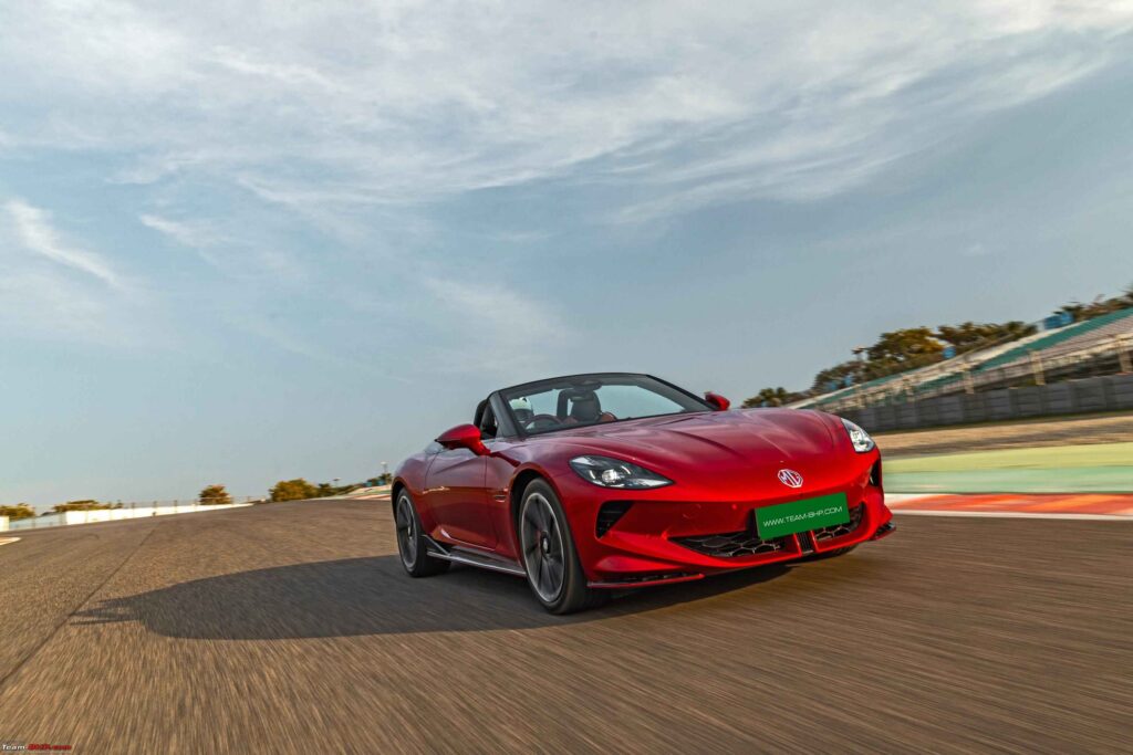 MG Cyberster EV: India’s First Electric Roadster Redefines Speed and Style